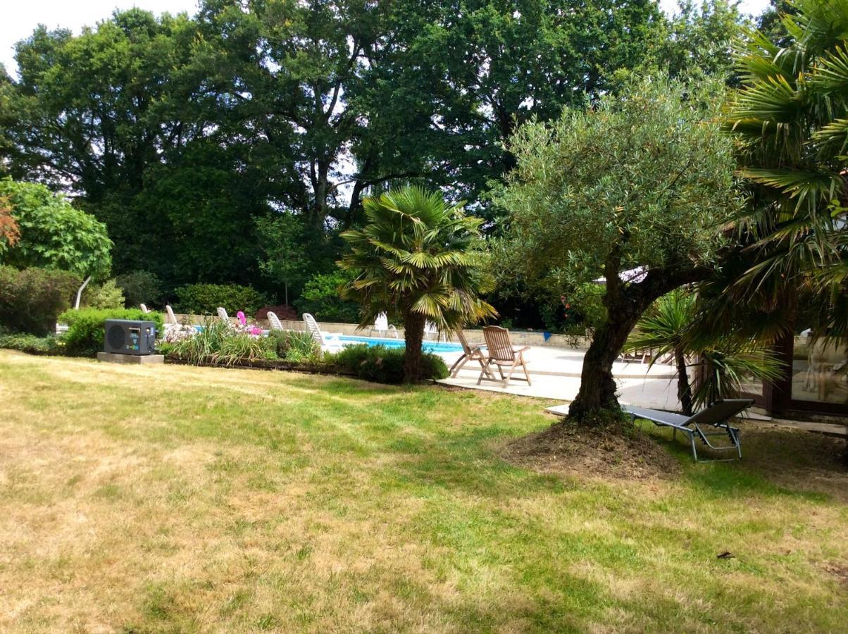 Maison de 2 chambres avec piscine privee jardin amenage et wifi a Saint Georges de PointindouxC Extérieur photo