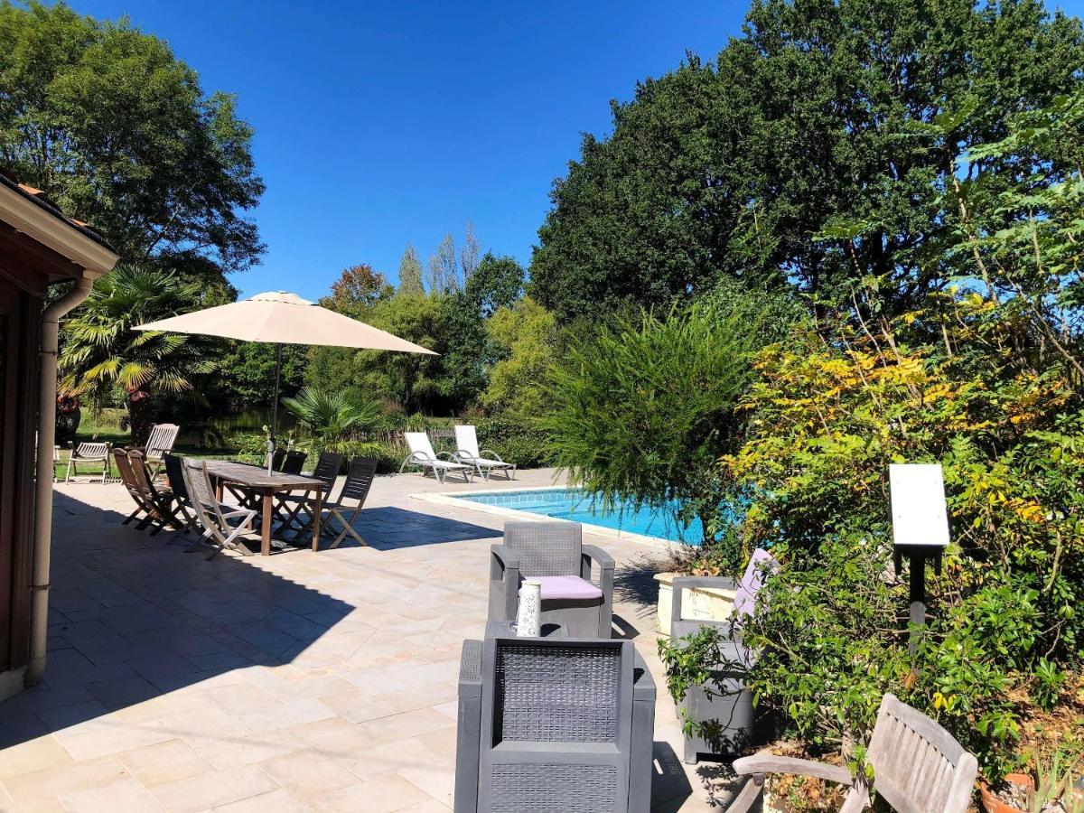 Maison de 2 chambres avec piscine privee jardin amenage et wifi a Saint Georges de PointindouxC Extérieur photo